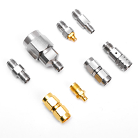 Conector RF SMA Personalizado OEM ODM, Adaptador Coaxial RF, Conector Coaxial Macho Hembra, Adaptador de Conector de Precisión para Microondas