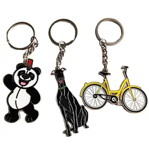 Wholesale Custom Personal Logo Metal Keychain Popular Metal Crafts for Key Chains