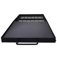 Grill rotatif moderne en acier au carbone avec surface antiadhésive pour pique-nique et camping, revêtement poudré, qualité alimentaire, équipement de camping