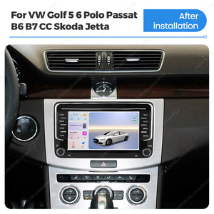 Lecteur audio multimédia pour voiture MEKEDE, Car-play, style original de la voiture, pour VW <span class=keywords><strong>Golf</strong></span> 5 6 Polo Passat B6 B7 CC Skoda Jetta 7 pouces - Product Image 4