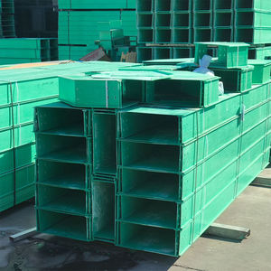 제조업체 FRP 산업용 통풍 사다리형 와이어 메쉬 브리지 랙 케이블 트레이 실외용 부식 방지 코팅 - Product Image 2