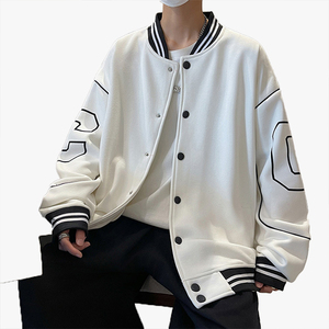 Teen New Style Student Baseball Jacket Coat Men Autumn Winter <b>Cardigan</b> Fleece Thickened Jacket Sport Top Coat - Product Image 5