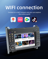 BQCC 7 pouces GPS navigateur Android Radio stéréo CarPlay 64GB écran tactile RDS Mercedes Benz B200 2008-2017 WIFI 4G Golf 1 an