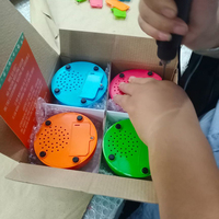 Zumbadores de respuesta grabables más nuevos de fábrica, botón parlante de perro para entrenamiento de comunicación de mascotas