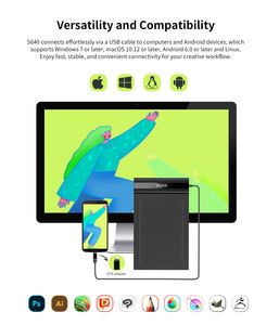 Tableta de Dibujo Gráfica Digital VEIKK 16K con Presión de Lápiz S640, Venta al por Mayor - Product Image 4