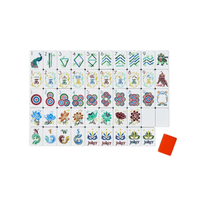 Mahjong Americano, 160 Fichas Acrílicas con Estampado de Leopardo y Tortuga, Plegable, Moderno, para Regalo - Product Image 3