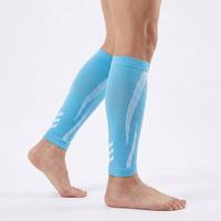 Manchon de compression pour mollet personnalisé en gros, absorption des chocs, prévention des blessures, réduction de l'acide lactique, pour athlètes professionnels de course à pied