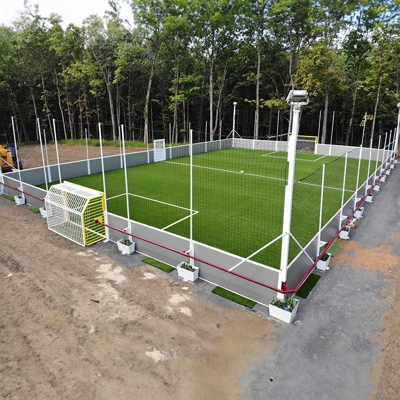 Campo de fútbol interior Gacci 5 Turf Fifa Certified Grasssports Césped artificial Green Back