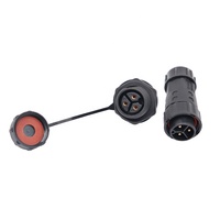 Connecteur de panneau arrière à 3 broches AOHUA M20 femelle et mâle pour équipement d'éclairage extérieur