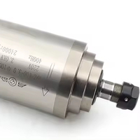 Accessoires de machines : Moteur de broche haute vitesse refroidi par eau 2,2 kW avec porte-roulement BT30 et collet ER20 de 100 mm de diamètre pour routeur CNC