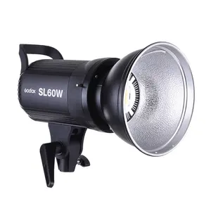 Godox LED Video Light SL-60W 5600K White Version Video Light Continuous Light Bowens MountためStudio Video Recording
