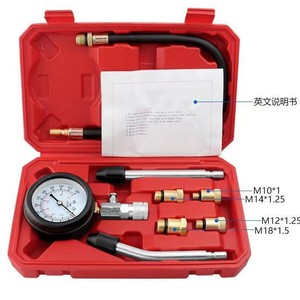 Cylinder Pressure <b>Gauge</b> Mechanical Compression Testing Tool M10 M14 M12 M18 For Automotive Engine Repair - Product Image 5
