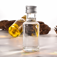Bouteille en verre miniature de 30 ml pour spiritueux et vin, en stock, avec couvercle, idéale pour la promotion