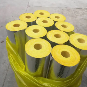 Aislamiento de red térmica de fábrica de China, tubo de lana de vidrio, carcasa de aislamiento de lana de roca, materiales de aislamiento térmico de alta calidad - Product Image 6