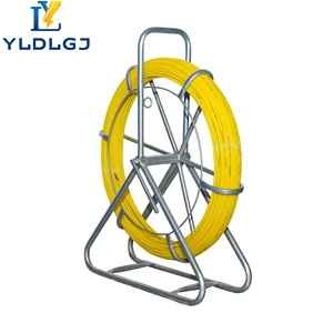 Cinta <span class=keywords><strong>pasacables</strong></span> <span class=keywords><strong>de</strong></span> <span class=keywords><strong>fibra</strong></span> <span class=keywords><strong>de</strong></span> <span class=keywords><strong>vidrio</strong></span> <span class=keywords><strong>de</strong></span> 6 mm y 500 pies con carrete, ruedas y jaula, para conductos, tuberías, cables, varillas y alambres, para uso industrial y <span class=keywords><strong>de</strong></span> comunicación - Product Image 2