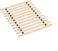 Modernes Klappbares Einfach zu Montierendes Massivholz-Bettgestell mit Holzlatten und Sperrholzboden