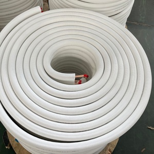 Nhà Máy Chế Biến Mini Chia AC Dòng Thiết Lập Pre-Cách Điện Ống Đồng Trong 1/4 3/8 1/2 Kích Thước Cho Hvac Sử Dụng Uốn Hàn Dịch Vụ - Product Image 5