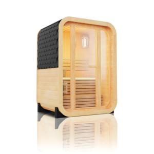 Modern Traditional Large Full Body Garden Sauna Room Solid Wood Construction with Infrared Carbon Heater Outdoor <strong>Steam</strong> <strong>Bath</strong>
