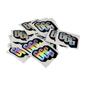 Tùy chỉnh chết cắt tự dính phản chiếu cầu vồng <span class=keywords><strong>Holographic</strong></span> Hologram <span class=keywords><strong>Sticker</strong></span> - Product Image 4