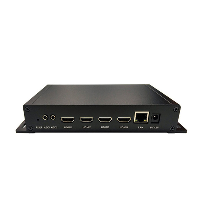 4 channel video streaming encoder rtsp udp rtmp game live streaming IPTV monitoring 4ch live streaming encoder