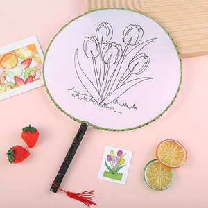 Juguetes <span class=keywords><strong>de</strong></span> Dibujo Creativos DIY, Juguete Educativo para Niños <span class=keywords><strong>de</strong></span> Jardín <span class=keywords><strong>de</strong></span> Infancia, Papel para <span class=keywords><strong>Pintar</strong></span> a Mano para Niños, Imágenes para Colorear, Abanico - Product Image 3