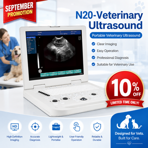 Ecógrafo Veterinario Portátil BV-N20 de Calidad Confiable, 6.6 Lbs, Sonda Convexa Lineal, Máquina de Ultrasonido para Clínica Veterinaria - Product Image 1