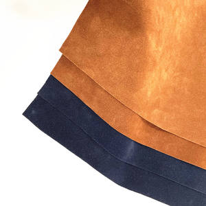 One-Side Flocage Synthétique Daim Cuir Daim Usine de cuir pour bottes Produits en cuir - Product Image 4