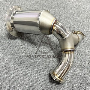 Collecteur d'échappement <span class=keywords><strong>sport</strong></span> haute performance en acier inoxydable avec soupape, épaisseur 1,5 mm, pour <span class=keywords><strong>Audi</strong></span> S4 S5 B9 <span class=keywords><strong>3</strong></span>.0T 2017-2019, fixation directe par boulons - Product Image 6