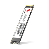 قرص صلب SSD M.2 NVMe PCIe 4.0 بسعة 2 تيرابايت للألعاب الداخلية للكمبيوتر بسرعة 7500 ميجابايت/ثانية، هيكل بلاستيكي، لون أسود