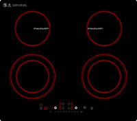 Plaques de cuisson à induction à contrôle tactile à 4 plaques de cuisson pour usage domestique Installation électrique encastrée
