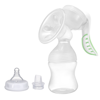 Pompe d'allaitement à mamelon de lait d'aspiration réglable sous vide portable avec bouteille