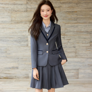 Traje chaleco vestido traje mujer primavera y otoño 2025 nuevo <span class=keywords><strong>uniforme</strong></span> escolar académico británico JK <span class=keywords><strong>uniforme</strong></span> de jardín del maestro - Product Image 1