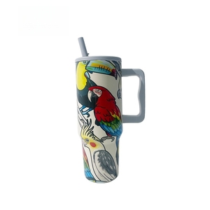 Tazas de Acero Inoxidable Sudamericanas con Diseño Personalizado, con Asa y Tapa, Regalo Empresarial, Aislamiento Térmico a Prueba de Fugas, Portátiles - Product Image 4