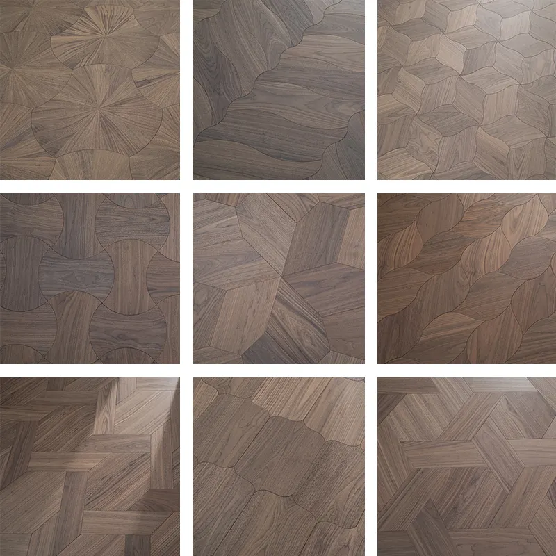 300 modelos italianos de gama alta para interiores suelos de madera de ingeniería Versalles vintage 1,2mm suelos de parquet de chapa de madera dura