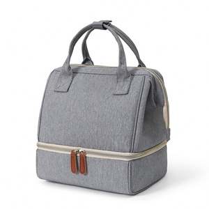 Bolsa Térmica para Extractor de Leche Materna de Gran Capacidad, Bolso de Mano para Mamá para el Trabajo, Bolsa para Pañales y Alimentación para Madres Trabajadoras - Product Image 5