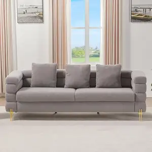 Venta al por mayor nuevo modelo contemporáneo 24 ''sofá Seccional de asiento extra profundo para la sala de estar
