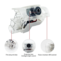 Vente en gros BRAD 3D projecteur laser fantôme LED sans fil lumières aluminium et PC IP67 étanche 12V nouvel état accessoires de porte de voiture