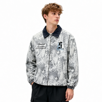 Veste universitaire pour homme en velours côtelé à col rabattu, style vintage américain, avec patch en chenille, personnalisable, OEM, vente en gros