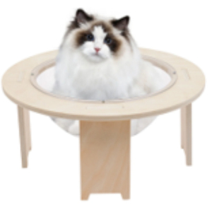 La cama para gatos Dredyn Novelty Capsule presenta un diseño de cápsula espacial. - Product Image 3