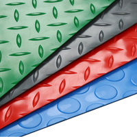 Großhandel gute Qualität weich 1mm ~ 3mm MAX 2,2 m Breite schwarz rot grau gelb grün wasserdicht Anti-Rutsch-Vinyl-PVC-Boden matten rolle