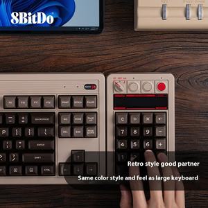 8bitdo Retro 18 <span class=keywords><strong>Mechanical</strong></span> <span class=keywords><strong>numpad</strong></span> สำหรับ windows/android BT 2.4G typc C C โหมดเครื่องคิดเลขพร้อมตัวนับแบบถอดเปลี่ยนได้ - Product Image 3
