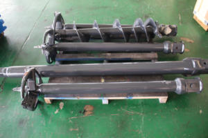 SJ12000 Excavadora Skid Steer Retroexcavadora Accesorios Taladro de tierra hidráulico Taladro Poste Agujero Excavadora Taladro de tierra - Product Image 6