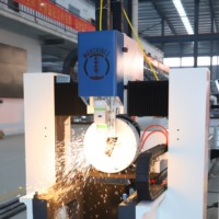 Machine de découpe de tubes au laser à fibre CNC 3000W, découpeuse laser pour tubes ronds et carrés en acier, aluminium, acier inoxydable, usage industriel