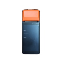 Mesin POS Portabel Android H5 Murah Dengan Printer Thermal Terminal POS Genggam Pemindai Barcode 1d 2d