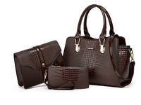 Pochette de cosmétiques portable à la mode pour femmes grande capacité fourre-tout rayé enveloppe soirée sac à bandoulière