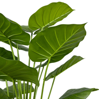 Plante artificielle Scindapsus de 120 cm, fausse plante bonsaï verte, plante artificielle pour la décoration intérieure de la maison et du jardin