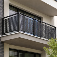 HIMOWAY Panneaux de balustrade en acier inoxydable découpés au laser de haute qualité, style arbre, pour balcon et villa