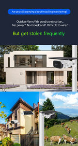 C5 4G/WIFI Cámara solar Lente gran angular de 120 ° 24 horas Alarma Push y <span class=keywords><strong>365</strong></span> días de resistencia Aplicable en múltiples escenarios - Product Image 3