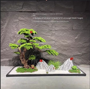 Arbre de pin artificiel en PE de grande taille personnalisé XinQi, écologique, cylindrique, en pot, pour l'intérieur/l'extérieur, hôtels, jardins - Product Image 6