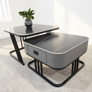 Tavolino da Caffè Moderno Stile Madre-Figlio Sovrapposto per Arredamento Casa, Fornitura Diretta dalla Fabbrica - Product Image 1